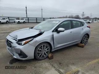 2024 Subaru Impreza Sport with VIN JF1GUAFC3R8860991, listed as a Copart auction lot 42700595 with 202 mi miles and Salvage Title. Bid and sale history available at carsss.com. Image 1.