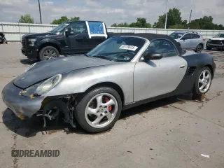 2003 Porsche Boxster S with VIN WP0CB29863U661508, listed as a Copart auction lot 60139915 with 123,572 mi miles and Salvage title. Bid and sale history available at DreamBid. Image 1.
