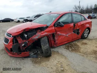 2016 Chevrolet Cruze Limited LS with VIN 1G1PC5SH4G7192037, listed as a Copart auction lot 44453505 with 126,701 mi miles and Salvage Title. Bid and sale history available at carsss.com. Image 1.