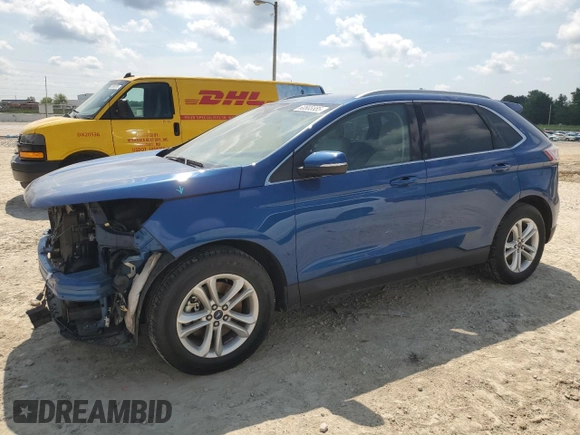 2020 Ford Edge SEL with VIN 2FMPK4J9XLBA11714, listed as a Copart auction lot 60585555 with 101,593 mi miles and Salvage title. Bid and sale history available at DreamBid. Image 1.