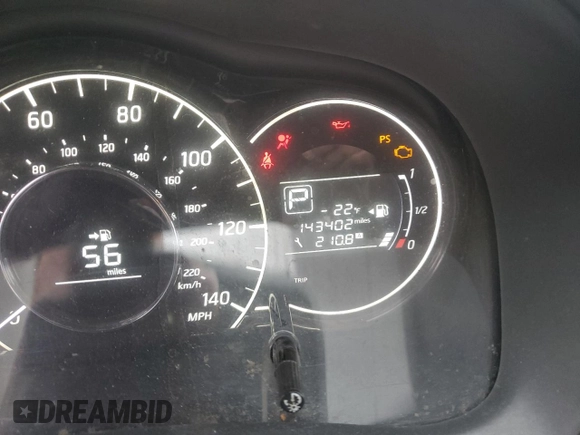 2015 Nissan Note SV with VIN 3N1CE2CP6FL447305, listed as a Copart auction lot 50258175 with 143,402 mi miles and Salvage Title. Bid and sale history available at DreamBid. Image 9.