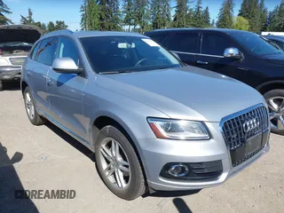 2015 Audi Q5 Premium Plus with VIN WA1LFAFP0FA007842, listed as a IAAI auction lot 42195991 with 107,105 mi miles and . Bid and sale history available at DreamBid. Image 1.