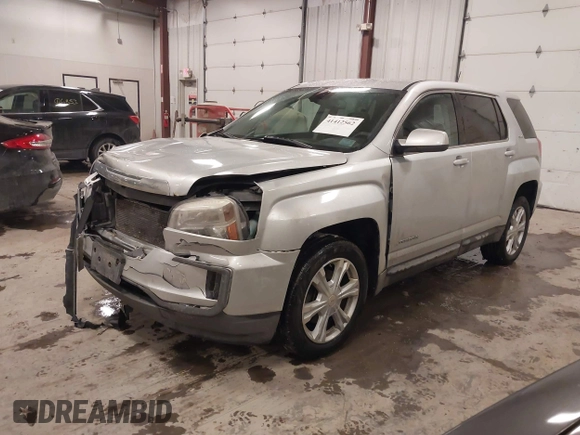 2016 GMC Terrain SLE with VIN 2GKFLSEK9G6155286, listed as a IAAI auction lot 41412562 with 122,525 mi miles. Bid and sale history available at carsss.com. Image 17.