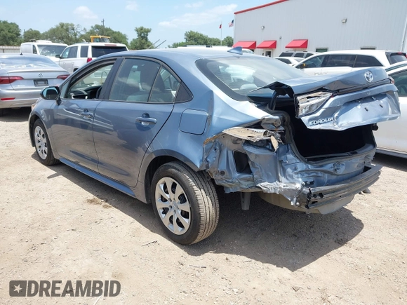 2024 Toyota Corolla LE с VIN 5YFB4MDE4RP181701, выставлен на аукционе IAAI как лот 42514435 с пробегом 29 404 миль миль и . История ставок и продаж доступна на DreamBid. Изображение 3.