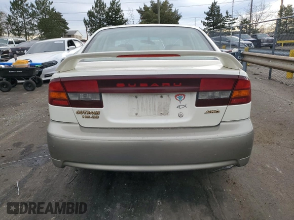 2002 Subaru Legacy Outback with VIN 4S3BE896727202747, listed as a Copart auction lot 85904924 with 252,741 mi miles and Salvage title. Bid and sale history available at DreamBid. Image 6.