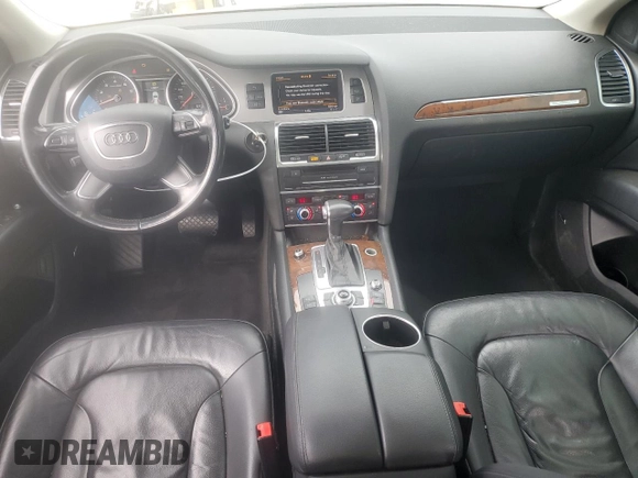 2012 Audi Q7 Premium Plus with VIN WA1LGAFE7CD007696, listed as a Copart auction lot 46757885 with 96,574 mi miles and Salvage title. Bid and sale history available at DreamBid. Image 8.