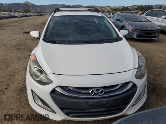2013 Hyundai Elantra GT with VIN KMHD35LEXDU078325, listed as a Copart auction lot 78667074 with 100,989 mi miles and Salvage Title. Bid and sale history available at carsss.com. Image 5.