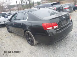 2008 Lexus GS 350 with VIN JTHBE96S280042851, listed as a IAAI auction lot 41775475 with 266,087 mi miles. Bid and sale history available at carsss.com. Image 3.
