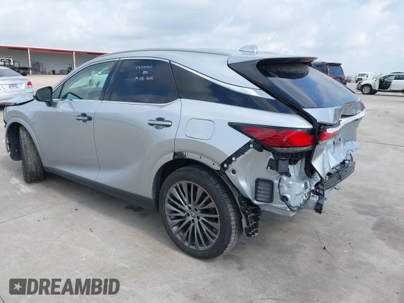 2023 Lexus RX 350h with VIN 2T2BBMCA8PC022516, listed as a IAAI auction lot 42105640 with 15,965 mi miles and . Bid and sale history available at DreamBid. Image 3.
