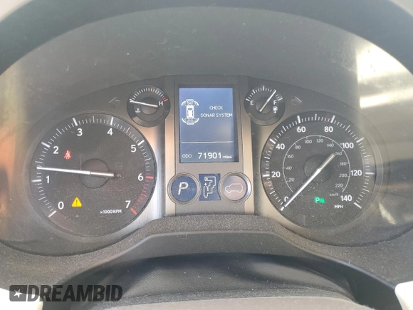 2019 Lexus GX with VIN JTJBM7FX2K5236324, listed as a Copart auction lot 48369645 with 71,901 mi miles and Salvage Title. Bid and sale history available at carsss.com. Image 9.
