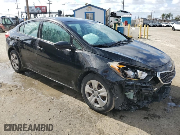 2016 Kia Forte LX with VIN KNAFK4A60G5619769, listed as a Copart auction lot 51306345 with 69,031 mi miles and Salvage Title. Bid and sale history available at carsss.com. Image 4.