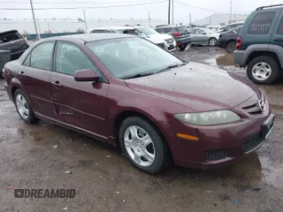 2008 Mazda 6 i Sport VE with VIN 1YVHP80C685M30664, listed as a IAAI auction lot 41924801 with 91,137 mi miles. Bid and sale history available at carsss.com. Image 1.