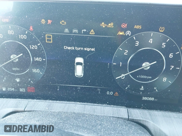 2023 Kia Telluride SX Prestige X-Pro with VIN 5XYP5DGC2PG365999, listed as a IAAI auction lot 41801800 with 38,088 mi miles and . Bid and sale history available at DreamBid. Image 7.