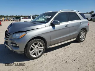 2014 Mercedes-Benz M 350 with VIN 4JGDA5JB9EA410692, listed as a Copart auction lot 50019105 with 127,631 mi miles and Salvage Title. Bid and sale history available at carsss.com. Image 1.