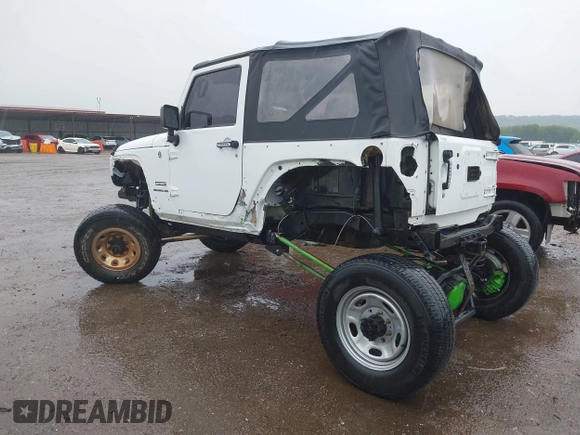 2013 Jeep Wrangler Sport with VIN 1C4AJWAG8DL601399, listed as a IAAI auction lot 42186399 with 130,195 mi miles and . Bid and sale history available at DreamBid. Image 3.