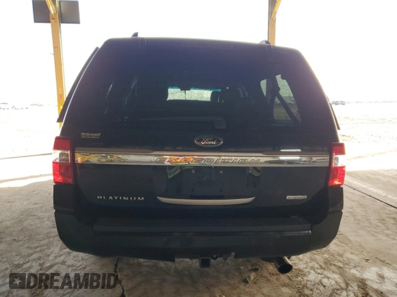 2015 Ford Expedition EL Platinum with VIN 1FMJK1LT5FEF18056, listed as a Copart auction lot 85509714 with 156,219 mi miles and Salvage Title. Bid and sale history available at carsss.com. Image 6.