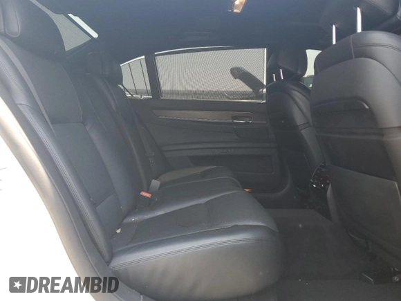 2013 BMW 7 Series 750Li with VIN WBAYE8C55DD133309, listed as a Copart auction lot 60656455 with 182,562 mi miles and Salvage title. Bid and sale history available at DreamBid. Image 10.