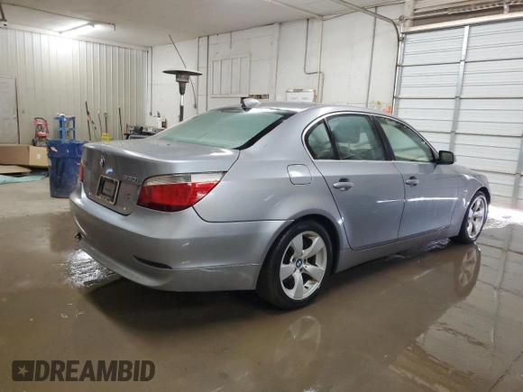 2005 BMW 5 Series 530i with VIN WBANA73565CR58629, listed as a Copart auction lot 75048804 with Not Provided miles and Non Repairable. Bid and sale history available at DreamBid. Image 3.