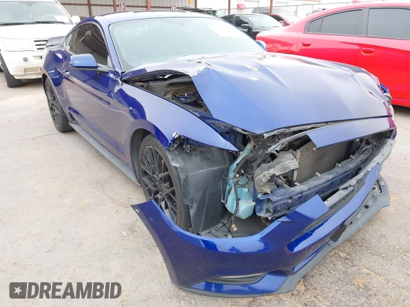 2016 Ford Mustang V6 with VIN 1FA6P8AM4G5303047, listed as a IAAI auction lot 41775076 with 93,621 mi miles and . Bid and sale history available at carsss.com. Image 17.