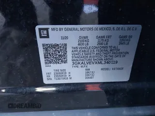 2021 GMC Terrain SLT with VIN 3GKALVEVXML340119, listed as a IAAI auction lot 41398170 with 72,564 mi miles and . Bid and sale history available at carsss.com. Image 9.