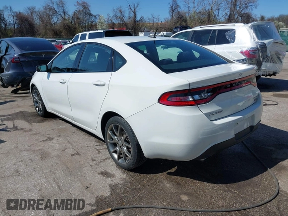2014 Dodge Dart SXT with VIN 1C3CDFBB1ED926544, listed as a IAAI auction lot 41936321 with 82,897 mi miles. Bid and sale history available at carsss.com. Image 3.