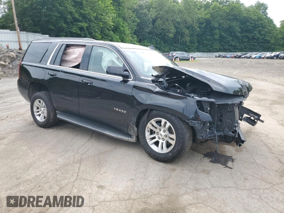 2018 Chevrolet Tahoe LT with VIN 1GNSKBKC3JR130820, listed as a Copart auction lot 60369785 with Not provided miles and Salvage title. Bid and sale history available at DreamBid. Image 4.