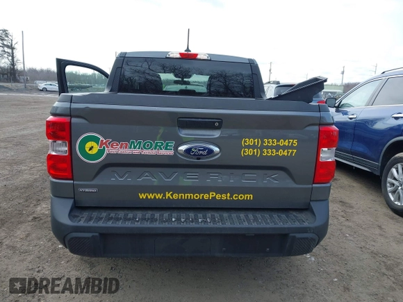 2023 Ford Maverick XL with VIN 3FTTW8E35PRA93993, listed as a IAAI auction lot 41618882 with 20,309 mi miles and . Bid and sale history available at DreamBid. Image 16.