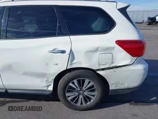2018 Nissan Pathfinder S with VIN 5N1DR2MN9JC623167, listed as a IAAI auction lot 41606513 with 127,582 mi miles and . Bid and sale history available at DreamBid. Image 6.