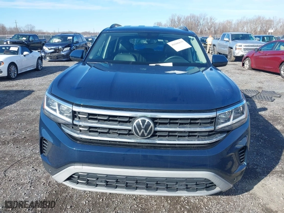 2021 Volkswagen Atlas 3.6L V6 SE w/Technology with VIN 1V2HR2CA1MC559181, listed as a IAAI auction lot 41606635 with 42,890 mi miles. Bid and sale history available at carsss.com. Image 12.