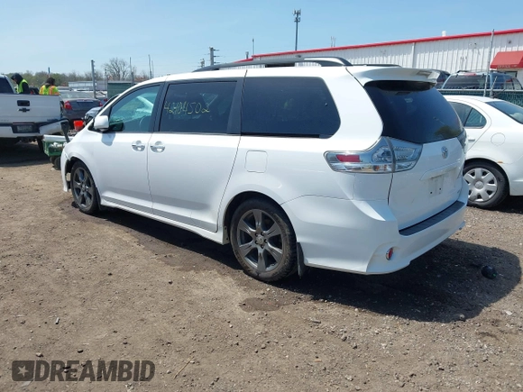 2017 Toyota Sienna SE with VIN 5TDXZ3DCXHS883219, listed as a IAAI auction lot 42104502 with 97,047 mi miles and . Bid and sale history available at DreamBid. Image 3.