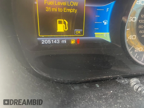 2013 Ford Edge SEL with VIN 2FMDK3JC2DBC37496, listed as a Copart auction lot 66150404 with 205,143 mi miles and Salvage Title. Bid and sale history available at carsss.com. Image 9.