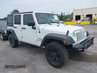 2018 Jeep Wrangler Unlimited Sport S z VIN 1C4BJWDG7JL895132, wystawiony jako IAAI lot #42435993 z przebiegiem 71 394 mil mil oraz . Historia ofert i sprzedaży dostępna na DreamBid. Obrazek 1.