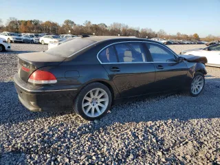 2003 BMW 7 Series 745Li with VIN WBAGN63453DS45114, listed as a Copart auction lot 82700834 with 182,998 mi miles and Salvage Title. Bid and sale history available at carsss.com. Image 3.