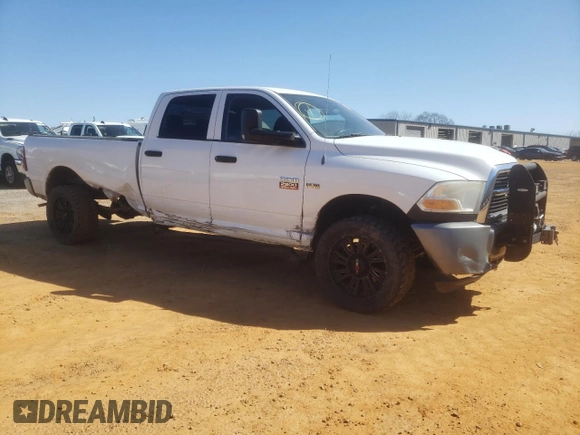 2010 Dodge Ram 2500 ST with VIN 3D7TT2CT2AG159577, listed as a Copart auction lot 44226885 with 215,057 mi miles and Salvage Title. Bid and sale history available at carsss.com. Image 4.