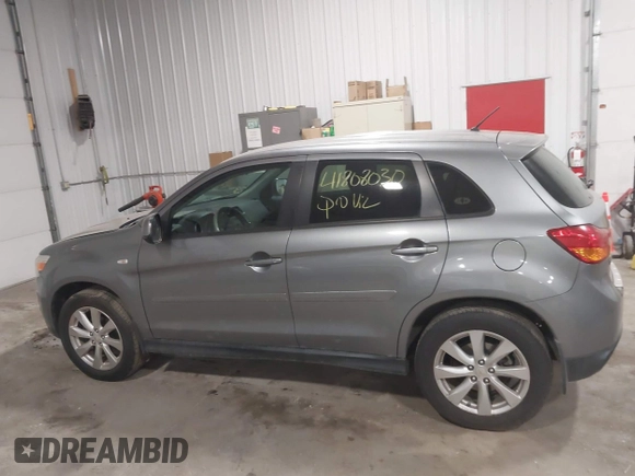 2015 Mitsubishi Outlander Sport ES with VIN 4A4AR3AU0FE014305, listed as a IAAI auction lot 41808030 with 90,753 mi miles. Bid and sale history available at carsss.com. Image 14.