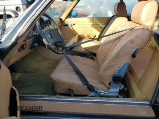 1983 Mercedes-Benz 380 with VIN WDBBA45A6DB022849, listed as a Copart auction lot 74930814 with 85,082 mi miles and Salvage Title. Bid and sale history available at carsss.com. Image 7.