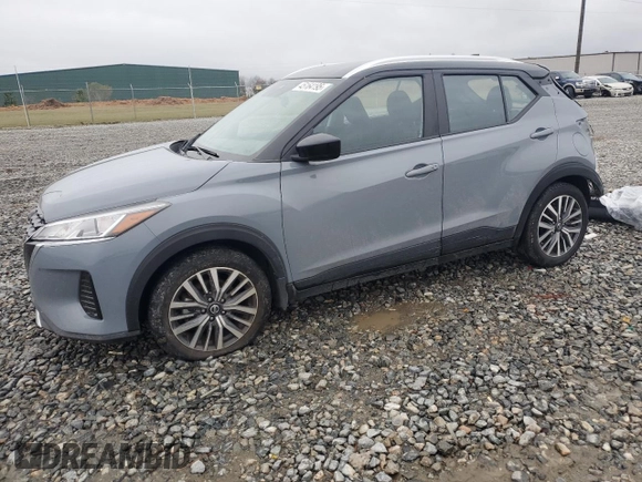 2021 Nissan Kicks SV with VIN 3N1CP5CV0ML470067, listed as a Copart auction lot 45164195 with 35,166 mi miles and Salvage Title. Bid and sale history available at DreamBid. Image 1.
