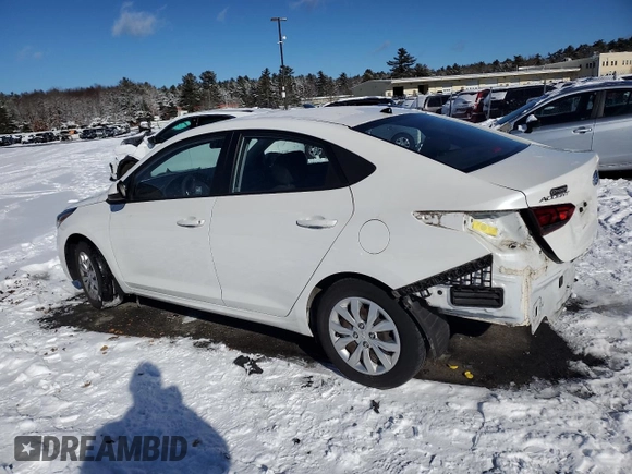 2018 Hyundai Accent SEL with VIN 3KPC24A3XJE035404, listed as a Copart auction lot 87393244 with 47,280 mi miles and Salvage Title. Bid and sale history available at carsss.com. Image 2.