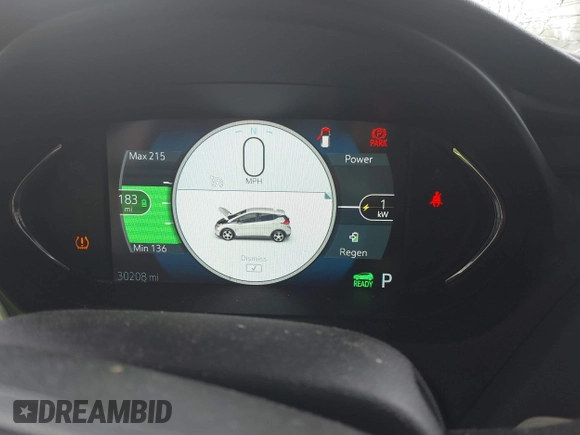 2020 Chevrolet Bolt EV LT with VIN 1G1FY6S01L4147260, listed as a IAAI auction lot 42170248 with 30,208 mi miles and . Bid and sale history available at DreamBid. Image 7.