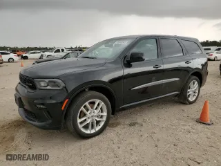 2022 Dodge Durango GT Plus with VIN 1C4RDJDGXNC188718, listed as a Copart auction lot 46849845 with 44,428 mi miles and Salvage Title. Bid and sale history available at carsss.com. Image 1.