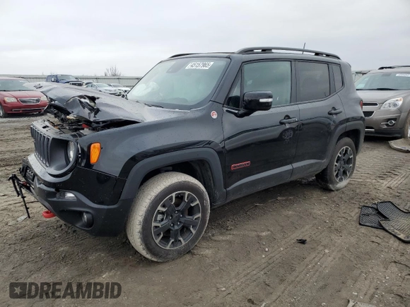 2023 Jeep Renegade Trailhawk with VIN ZACNJDC1XPPP60937, listed as a Copart auction lot 45157965 with 4,151 mi miles and Salvage title. Bid and sale history available at DreamBid. Image 1.