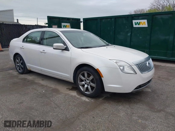 2010 Mercury Milan Premier with VIN 3MEHM0JG5AR642233, listed as a IAAI auction lot 41965141 with 267,056 mi miles and . Bid and sale history available at DreamBid. Image 1.