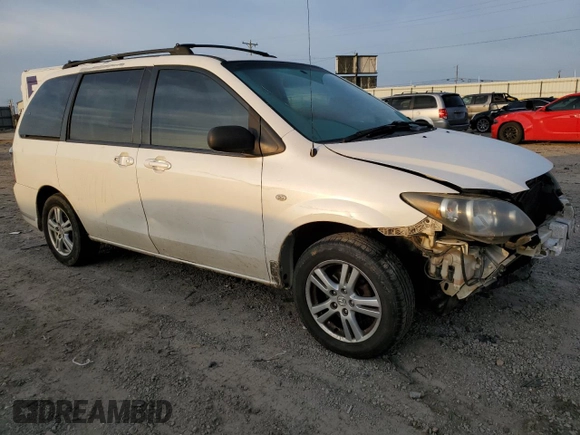 2005 Mazda MPV LX with VIN JM3LW28A650533148, listed as a Copart auction lot 48744635 with 306,928 mi miles and Salvage Title. Bid and sale history available at carsss.com. Image 4.