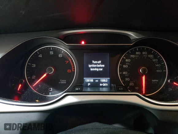2015 Audi A4 Premium with VIN WAUBFAFL7FN035173, listed as a Copart auction lot 45149095 with 138,168 mi miles and Salvage Title. Bid and sale history available at carsss.com. Image 9.