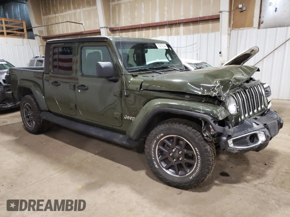 2022 Jeep Gladiator Overland z VIN 1C6HJTFG0NL144070, wystawiony jako Copart lot #70472744 z przebiegiem 40 397 mil mil oraz Szkoda całkowita • Salvage title. Historia ofert i sprzedaży dostępna na DreamBid. Obrazek 4.