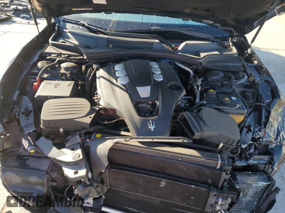 2018 Maserati Ghibli GranSport with VIN ZAM57XSS1J1306477, listed as a Copart auction lot 46716285 with 50,183 mi miles and Salvage Title. Bid and sale history available at carsss.com. Image 12.