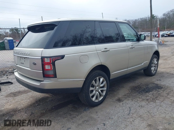 2014 Land Rover Range Rover HSE with VIN SALGS2WFXEA178248, listed as a IAAI auction lot 41890641 with 97,862 mi miles and . Bid and sale history available at DreamBid. Image 4.