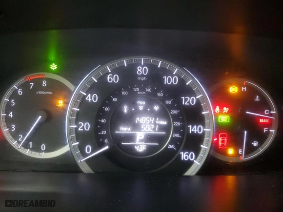 2014 Honda Accord Sedan LX with VIN 1HGCR2F33EA181260, listed as a Copart auction lot 46105755 with 148,541 mi miles and Salvage Title. Bid and sale history available at carsss.com. Image 9.