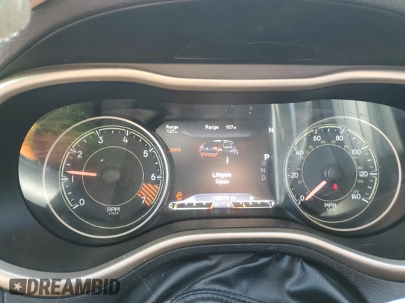 2014 Jeep Cherokee Limited with VIN 1C4PJLDB6EW261579, listed as a Copart auction lot 46664995 with 156,576 mi miles and Salvage Title. Bid and sale history available at carsss.com. Image 9.