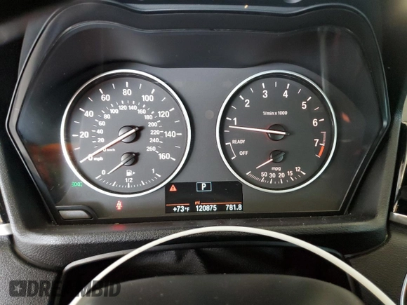2016 BMW X1 xDrive28i with VIN WBXHT3Z38G4A49061, listed as a Copart auction lot 54010455 with 120,875 mi miles and Salvage Title. Bid and sale history available at DreamBid. Image 9.